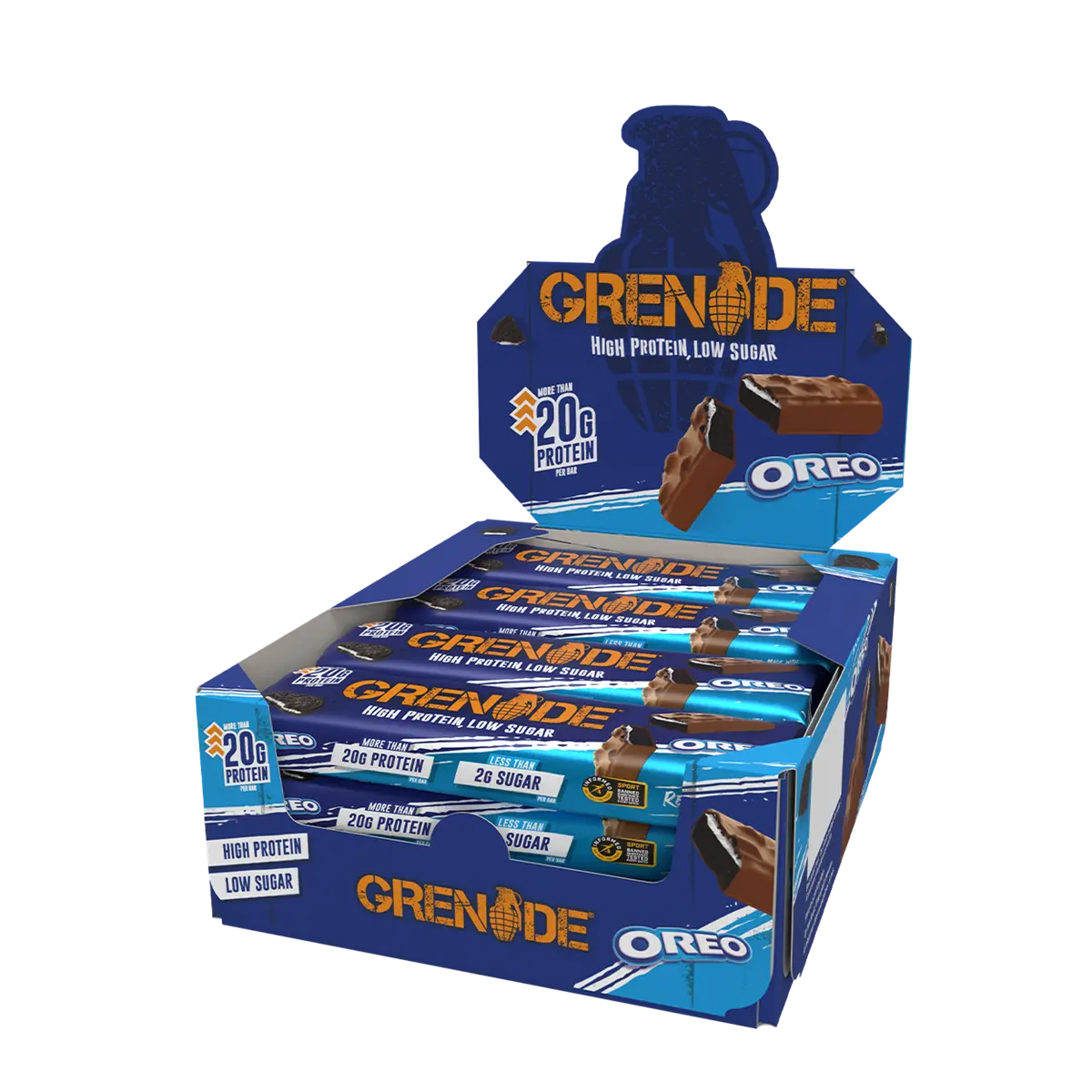 Grenade Protein Bar 12x60g Multipack - High Protein Snack Bars
