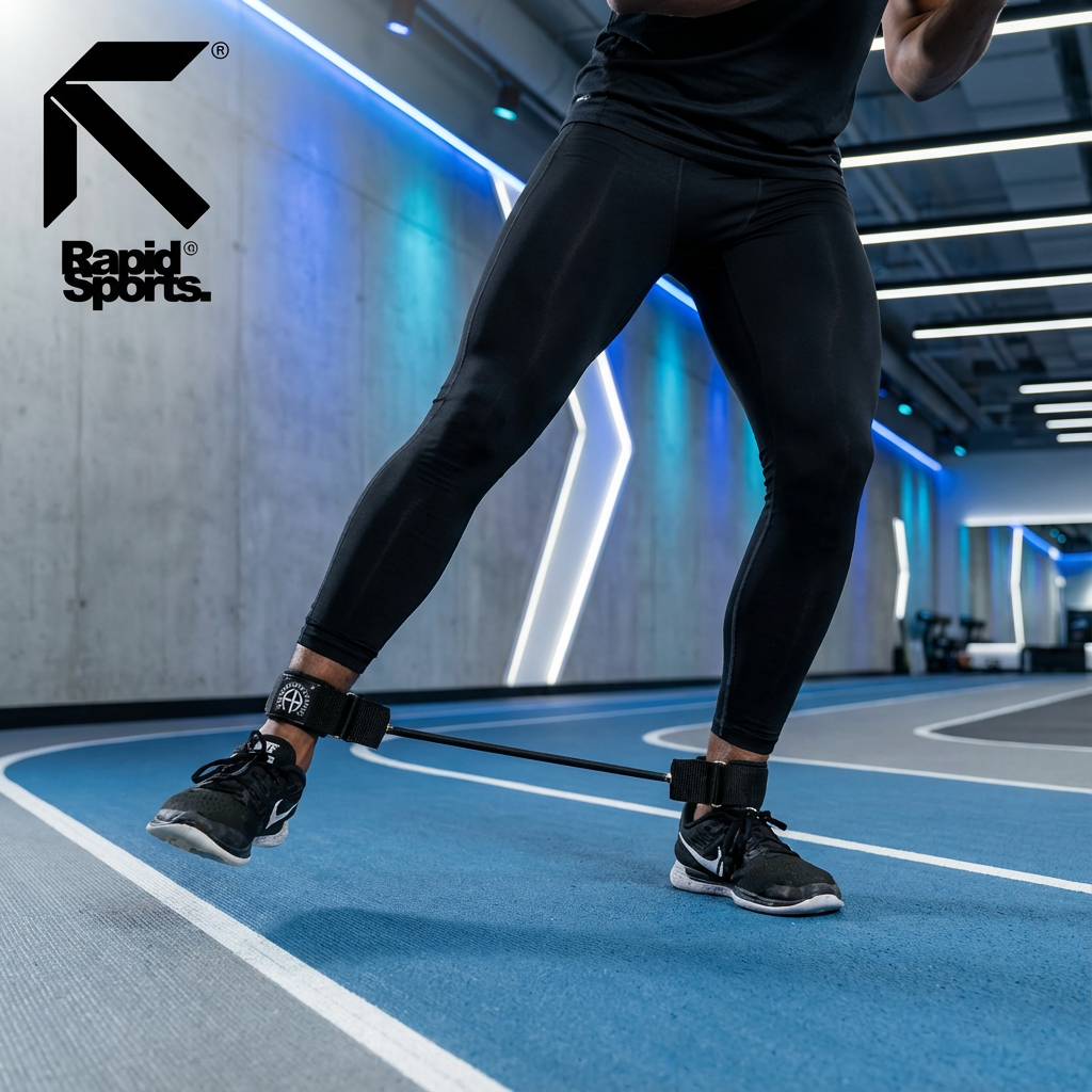 Ankle Resistance Band with Straps Heavy Duty - Lateral Stepper