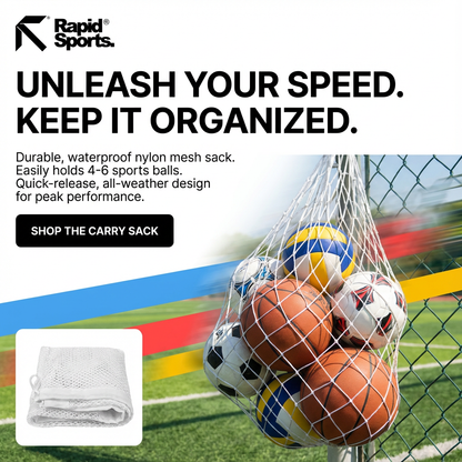 Football Ball Mesh Carry Sack Soccer Training