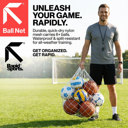 Football Ball Mesh Carry Sack Soccer Training