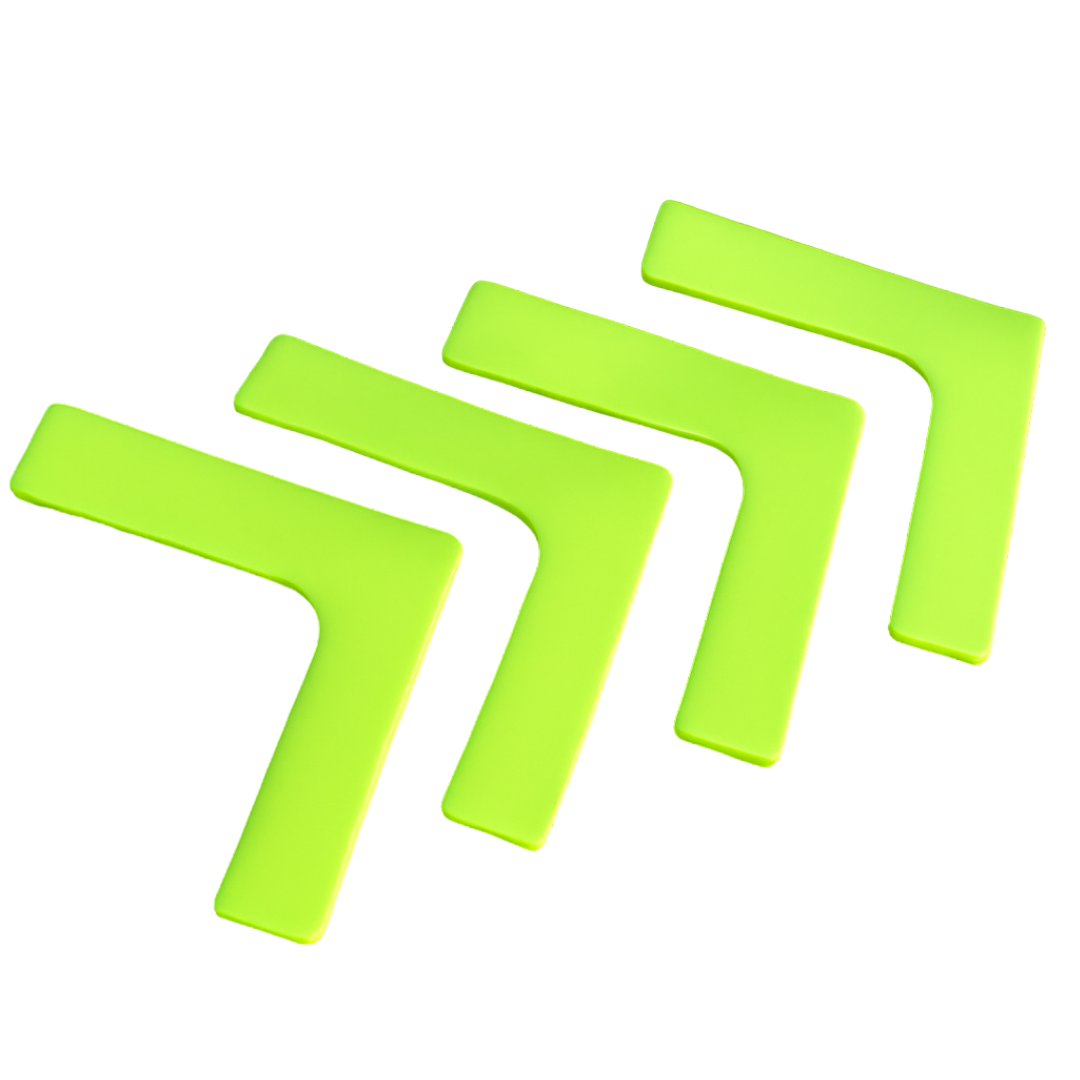 RAPID Flat Rubber Corner Markers  Set of 4 