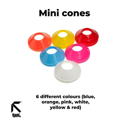 Mini Cones Set 60 pcs Saucer Markers