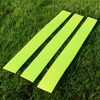 Speed Agility Ladder Flat Markers - 10-Piece 50cm Fluorescent Yellow Non-Slip Training