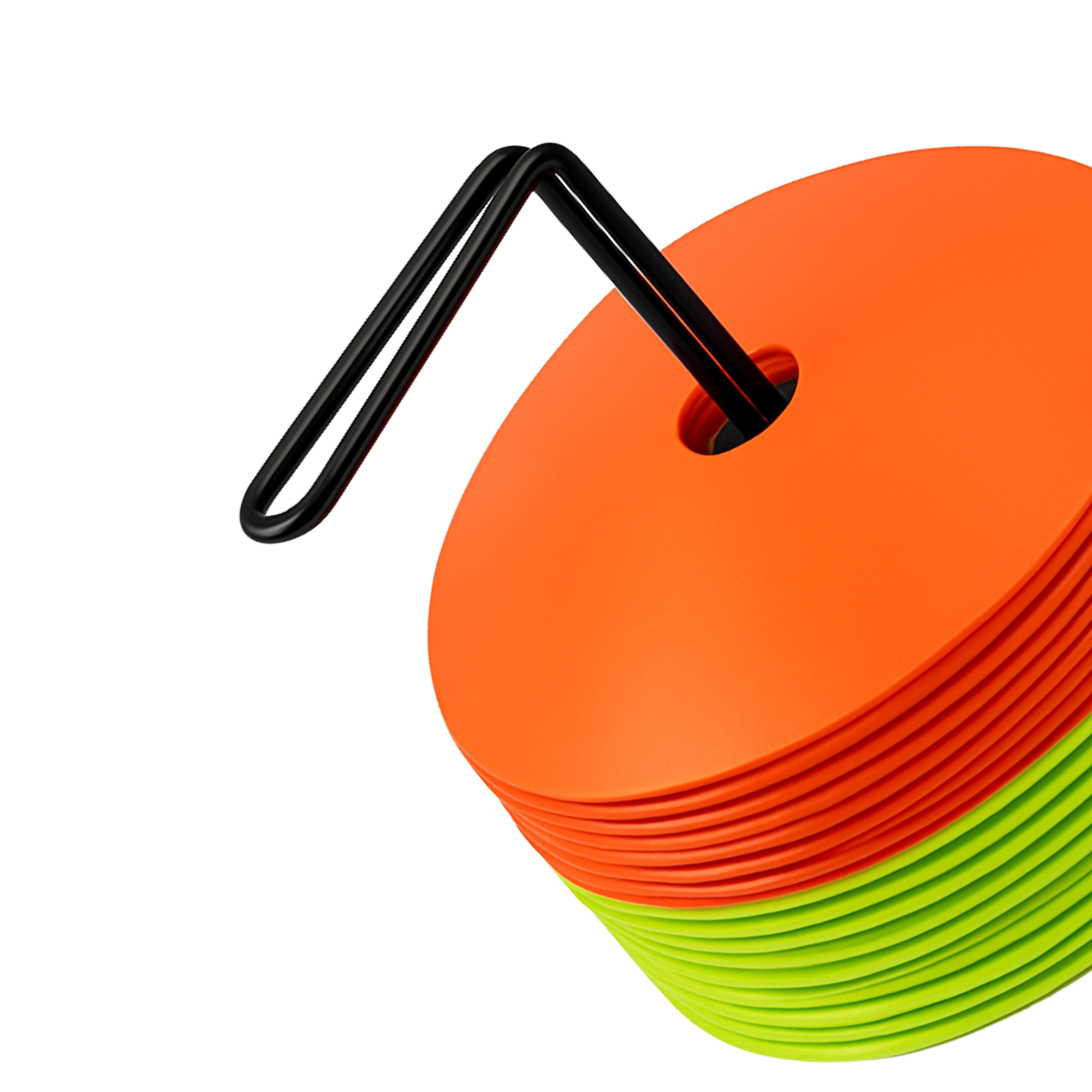 RAPID 24-Pack Agility Disc Markers with Carry Handle