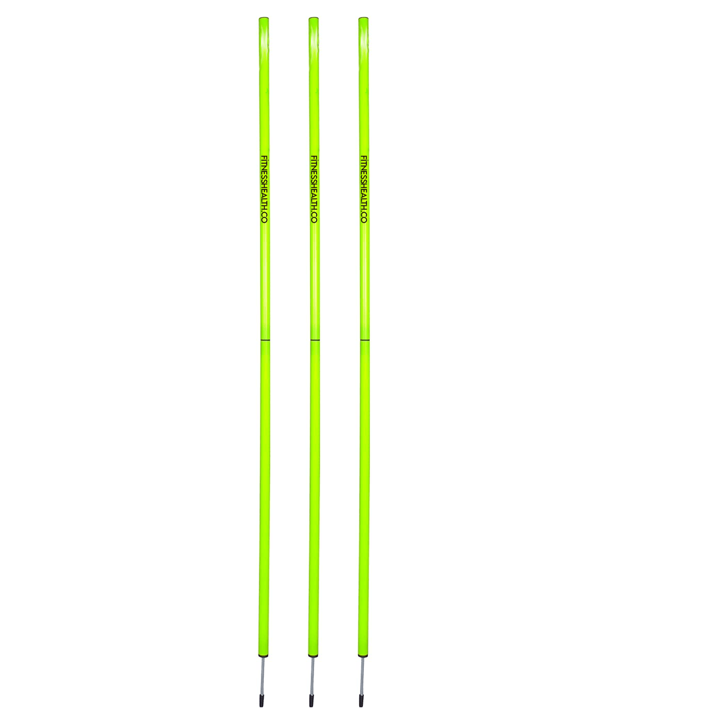 5ft Slalom Poles Training Equipment (2 Part Quick Twist) - Fitness Health