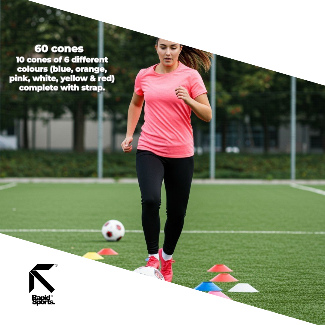 Mini Cones Set 60 pcs Saucer Markers