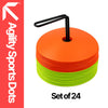 RAPID 24-Pack Agility Disc Markers with Carry Handle