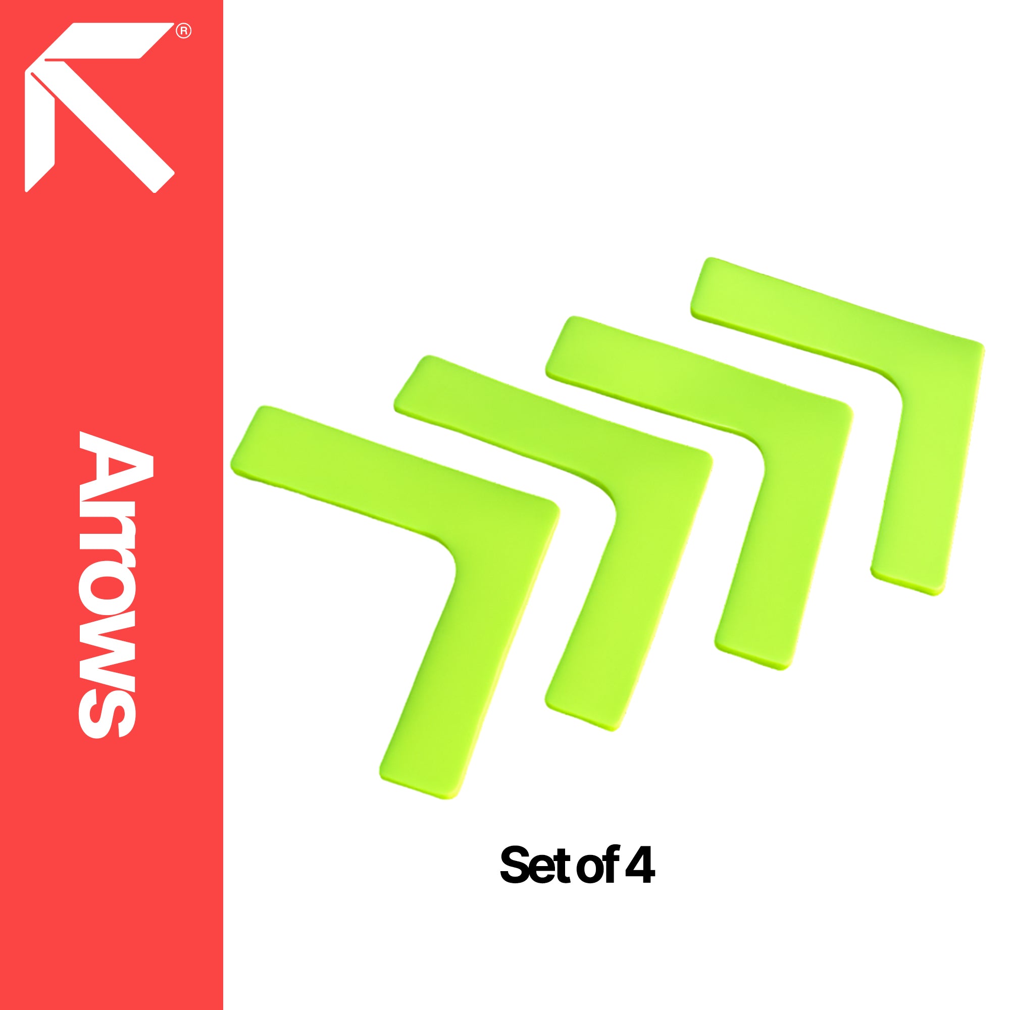 RAPID Flat Rubber Corner Markers  Set of 4 