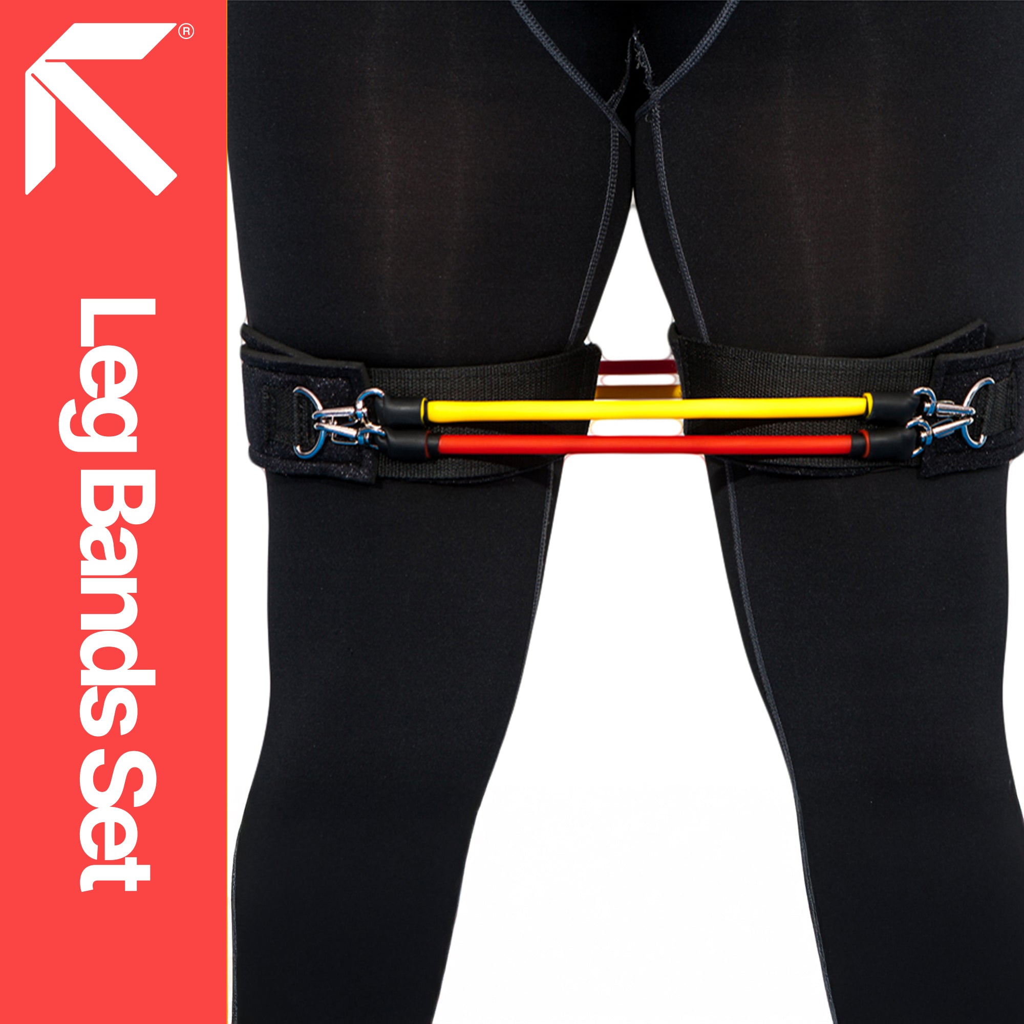 RAPID Kinetic Resistance Leg Band Set – Adjustable Leg Straps
