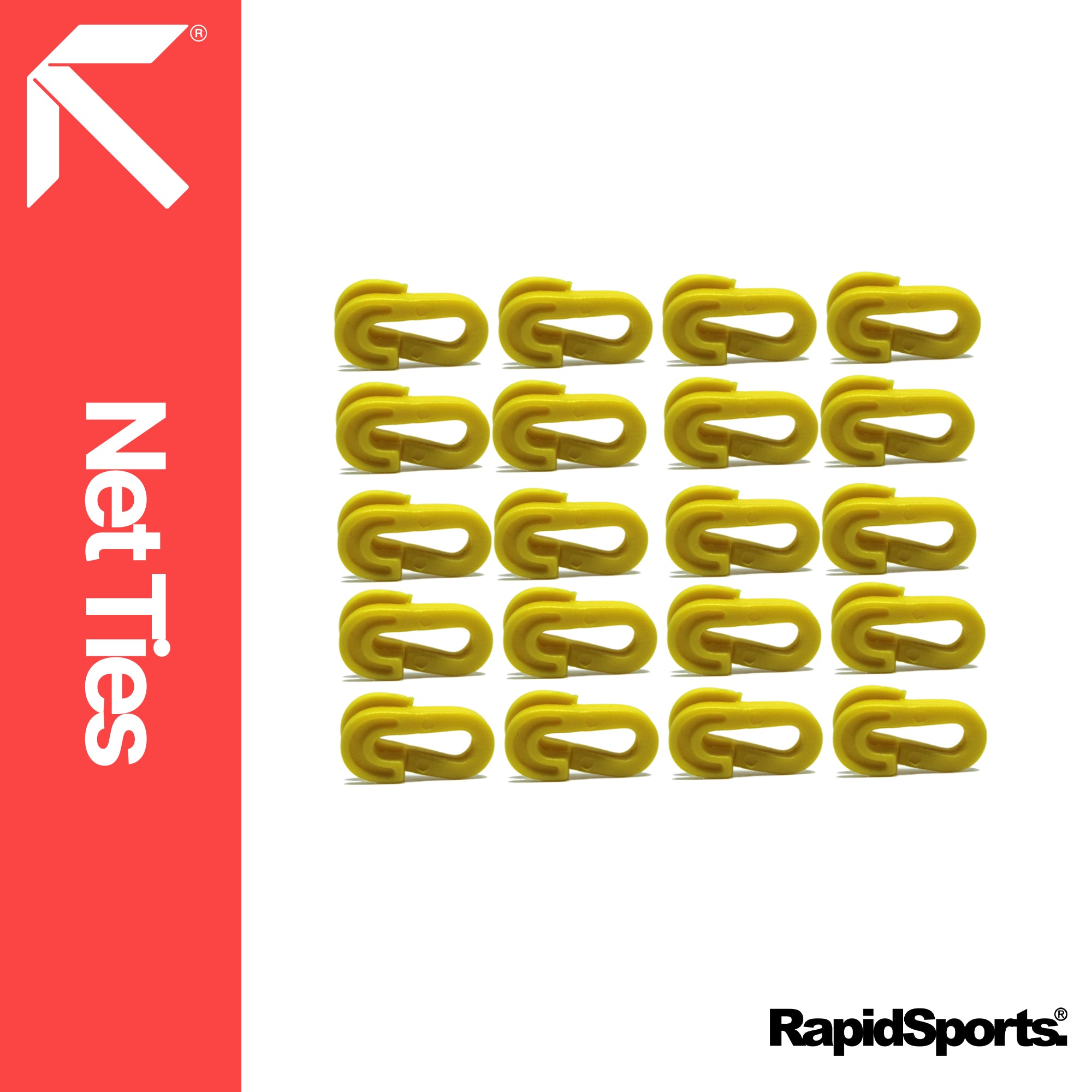 Netclip 20 Pack Football Goal Net Clips – Quick Release