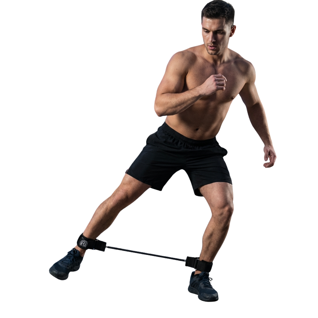 Ankle Resistance Band with Straps Heavy Duty - Lateral Stepper