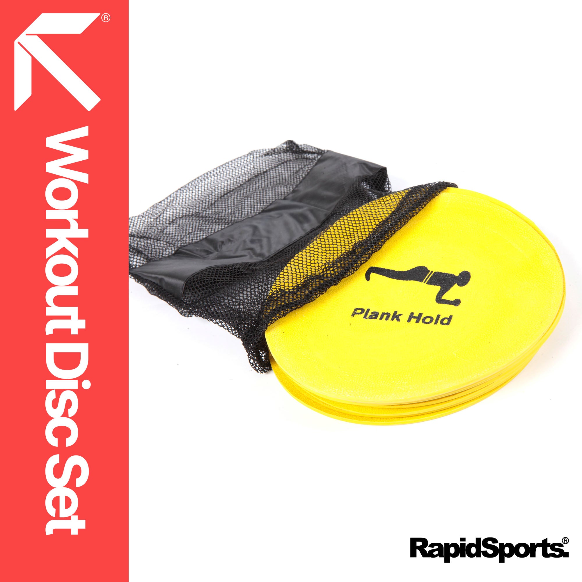 RAPID Set of 10 Non‑Slip Workout Disc Markers