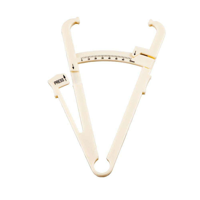 FH Body Fat Tester Skin Fold Caliper with body fat chart - Fitness Health