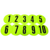 FH Flat Disc Markers Set - Numbered 1 to 10 - Fitness Health