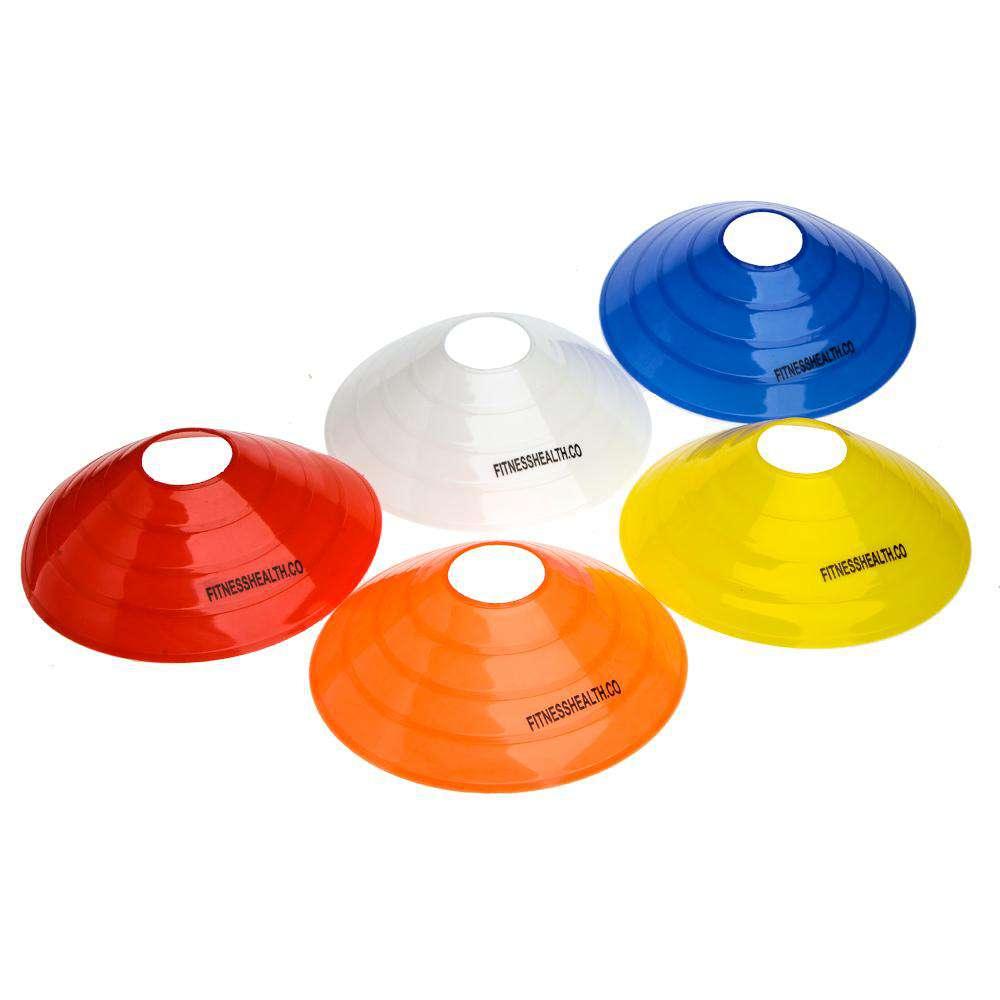 FH Sports Agility Marker Saucer Cones - Fitness Health