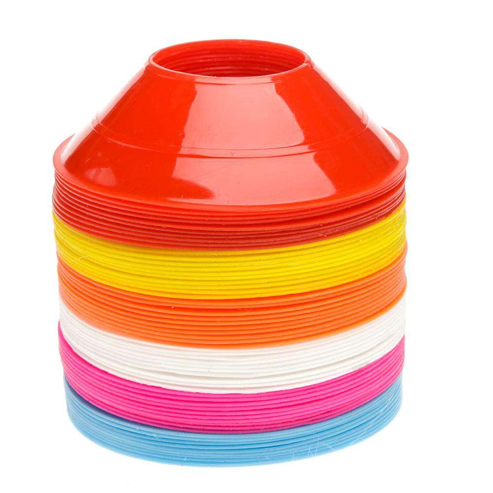 FH Mini Cone Set Marker Saucers Set 60 Cones - Fitness Health