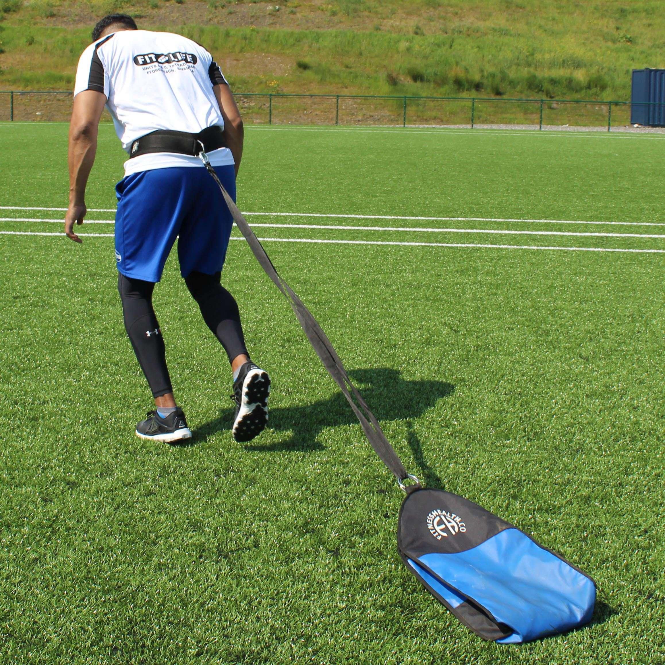 FH Pro Speed Sled Sack Weight Sprint Trainer Power Bag - Fitness Health