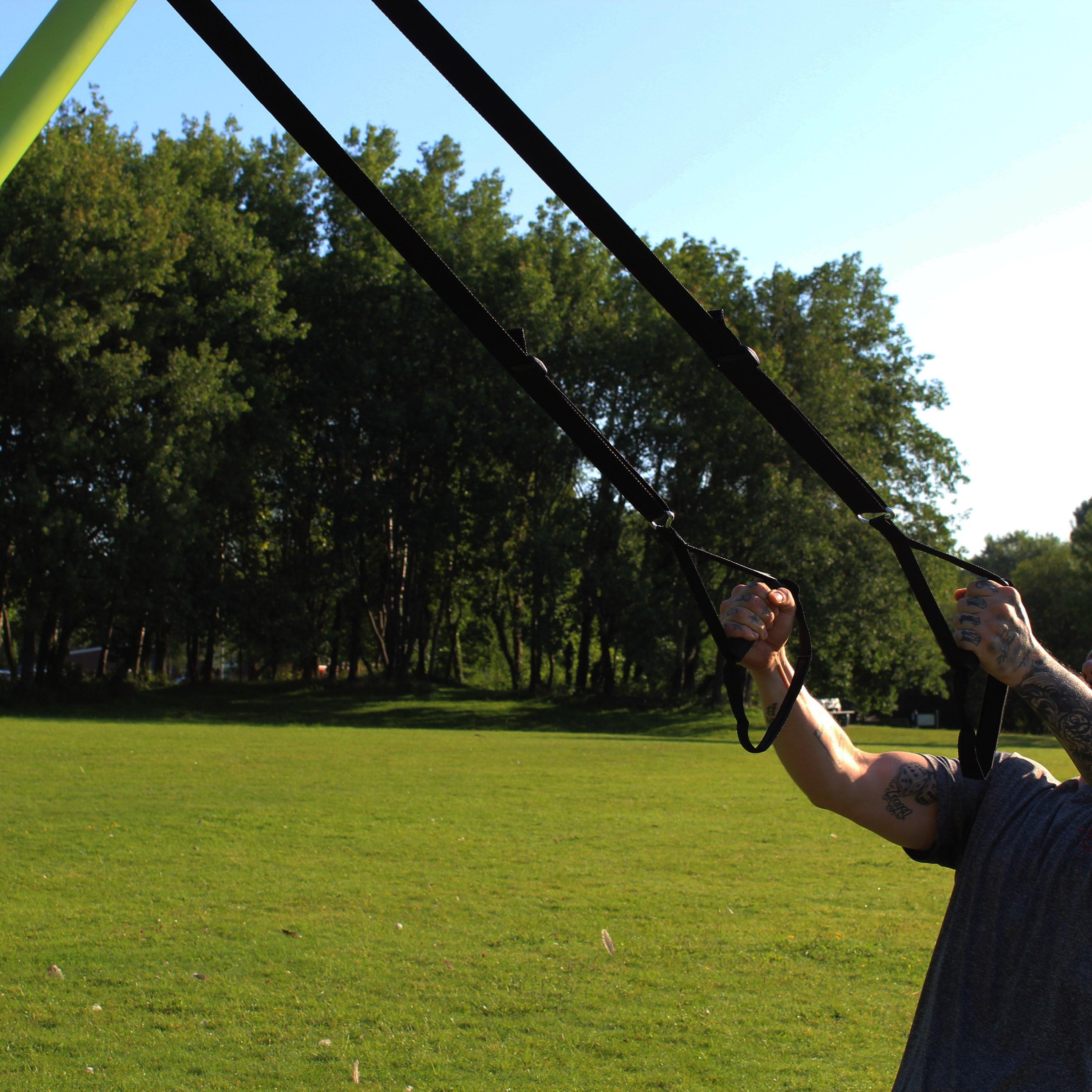 FH Pro Suspension System Fitness Home/Outdoor Bodyweight Training - Fitness Health