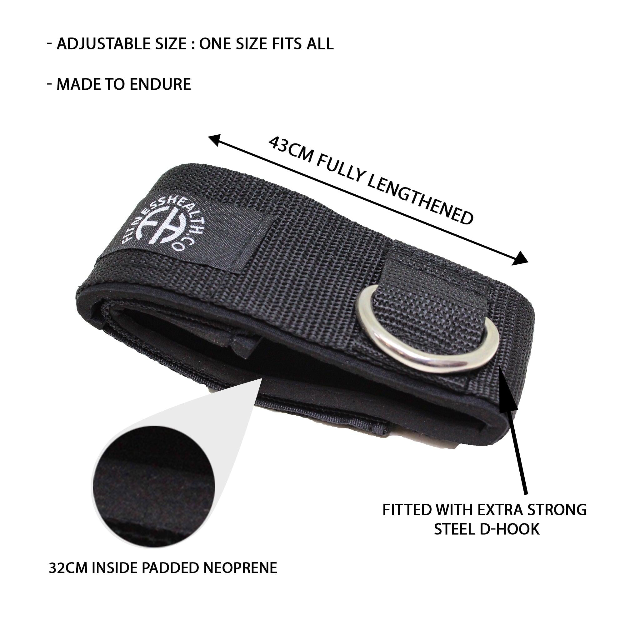 FH Ankle Cuff Snap Lock Set - Fitness Health