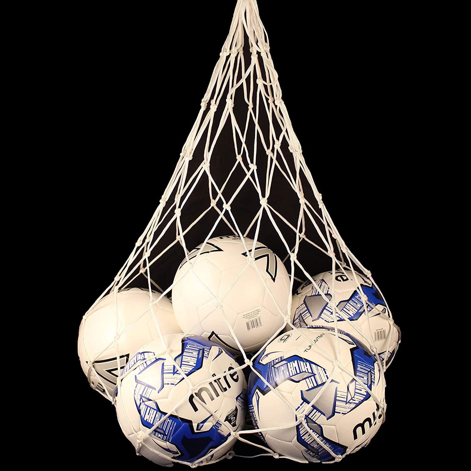 Football Ball Mesh Carry Sack Soccer Training - Fitness Health