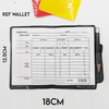 Football Referee Cards Red/Yellow Refs Wallet - Fitness Health