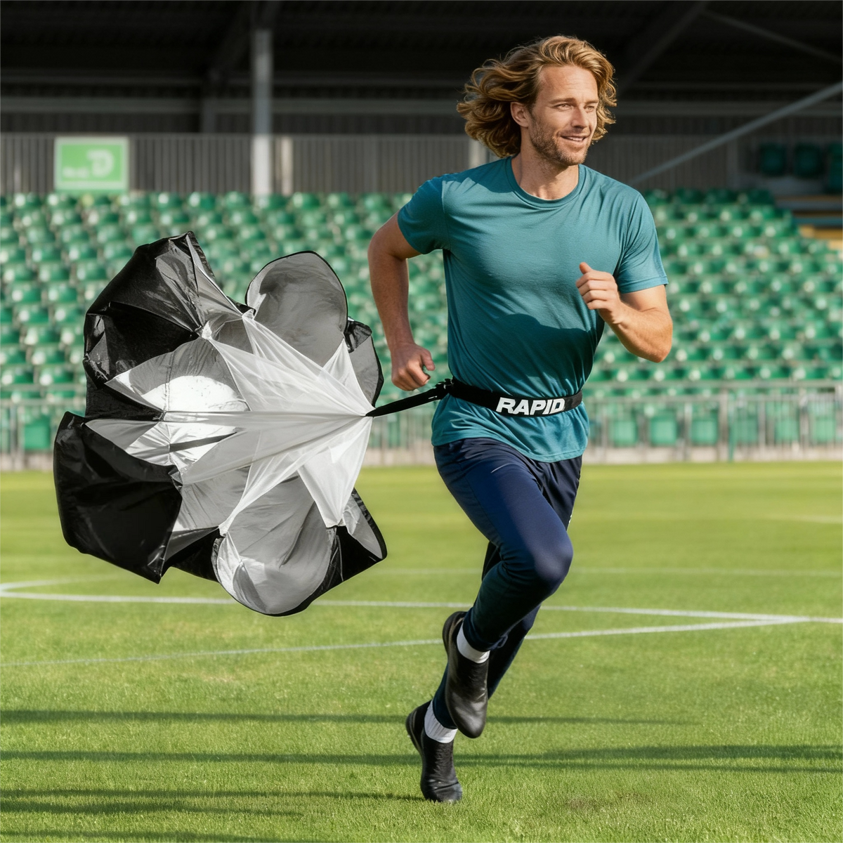 Speed Training Power Chute in action