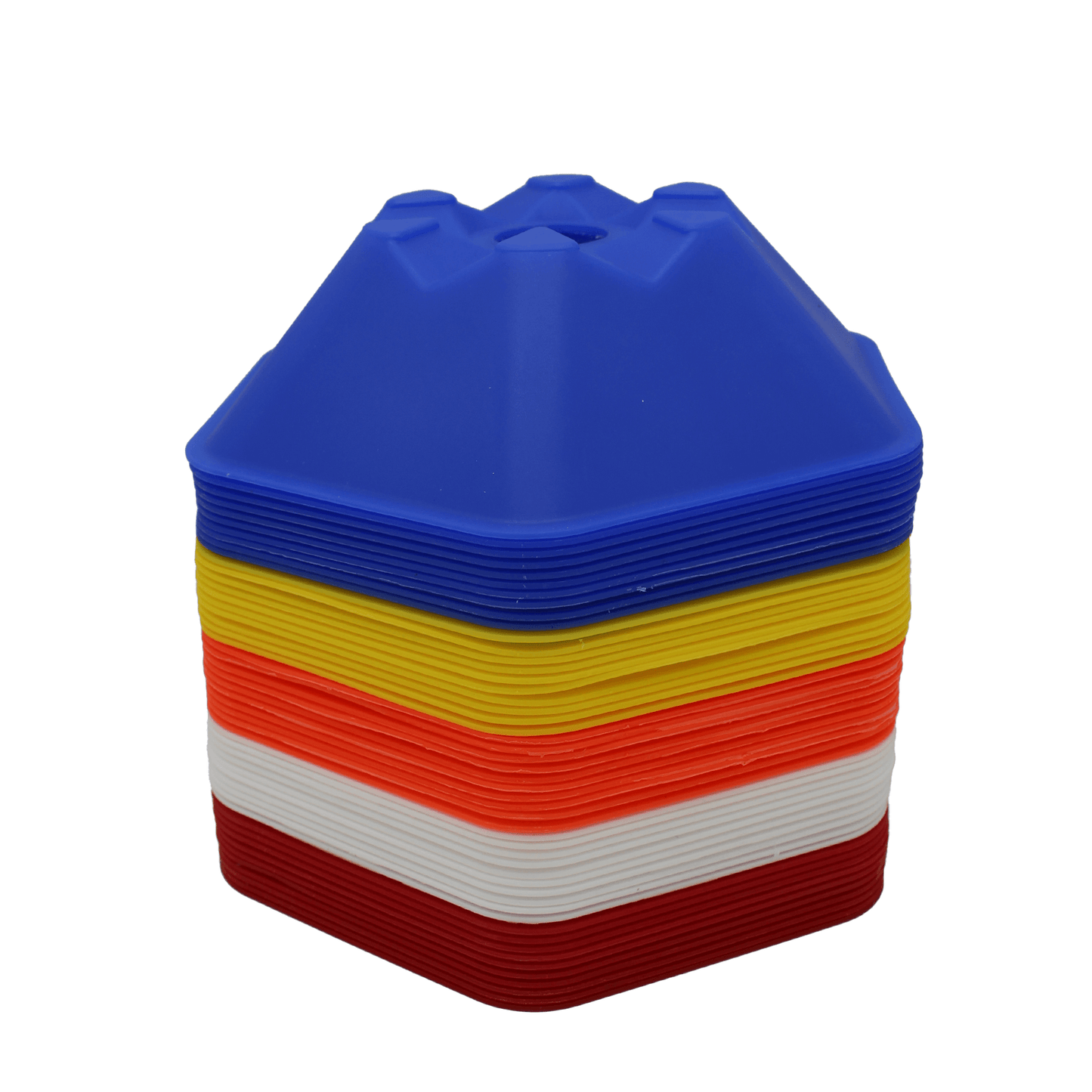 Hexagon Cones for Speed Agility Training  50 Set - Fitness Health