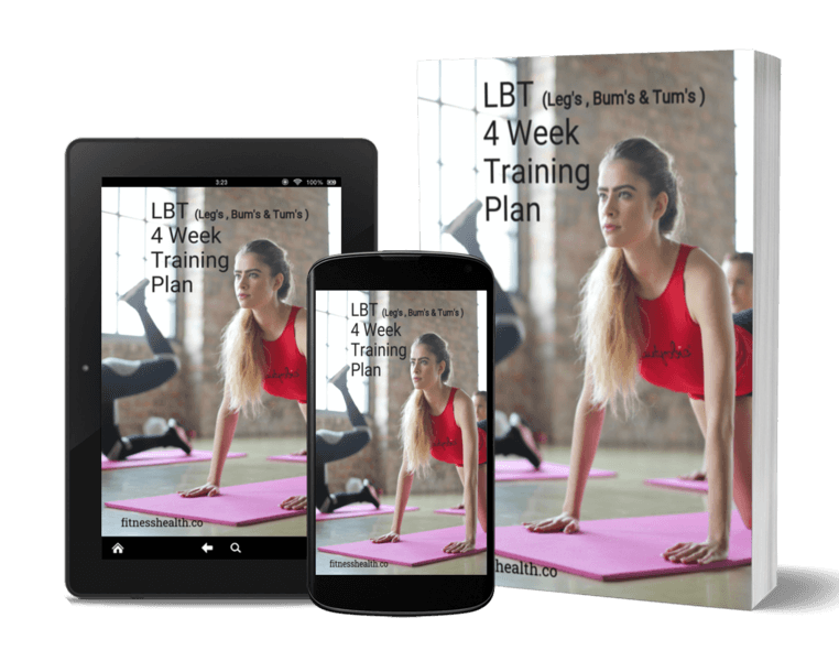 LBT Legs Bums and Tums Training Plan 4 week Ebook - Fitness Health