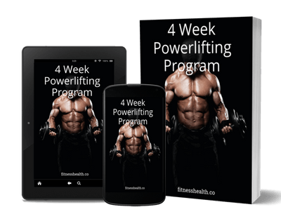 Powerlifting Program  4 Week Ebook