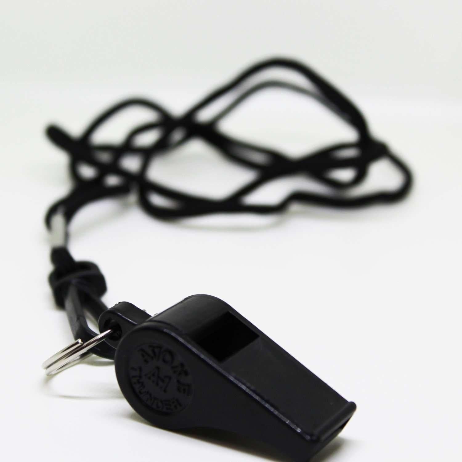 Referees whistle with lanyard - Fitness Health