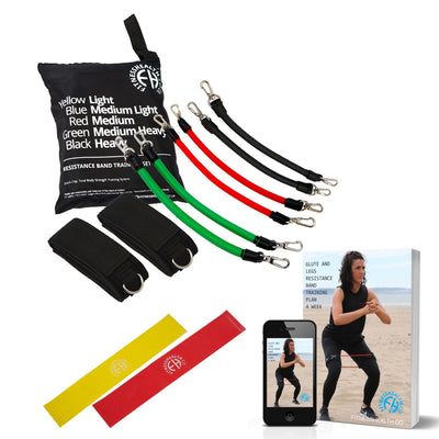 Resistance Band Leg and Glute Training Set