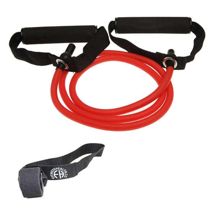 Resistance Exercise Band Medium with Foam Door Anchor - Fitness Health