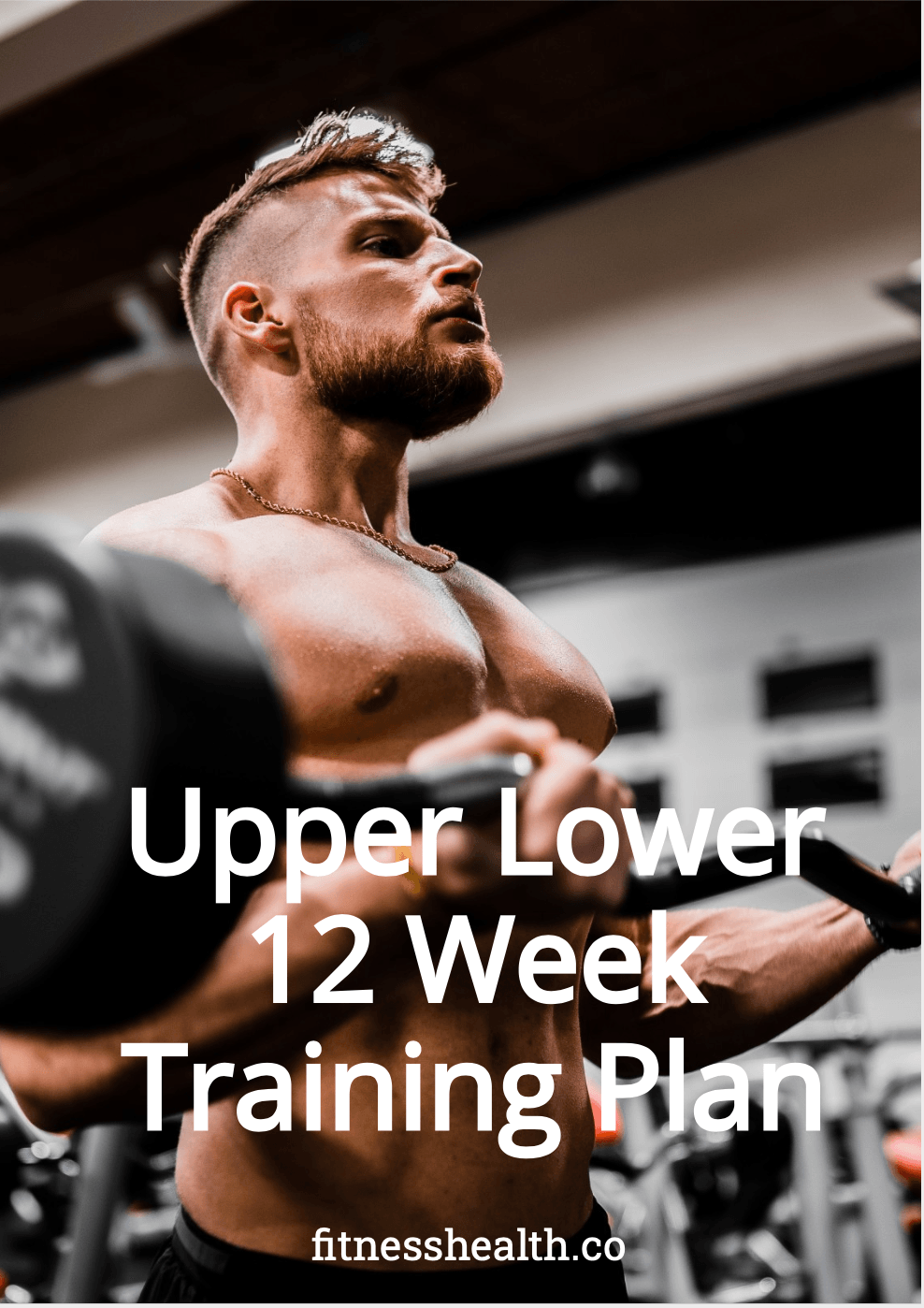 Upper Lower 12 Week Workout Training Plan Ebook - Fitness Health