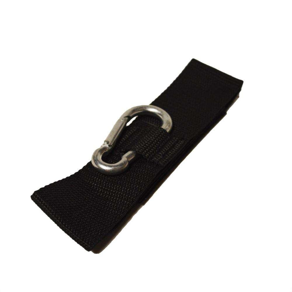 Webbing Ankle Strap with Carabiner (pair) - Fitness Health