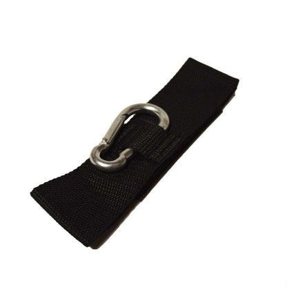 Webbing Ankle Strap with Carabiner (pair) - Fitness Health