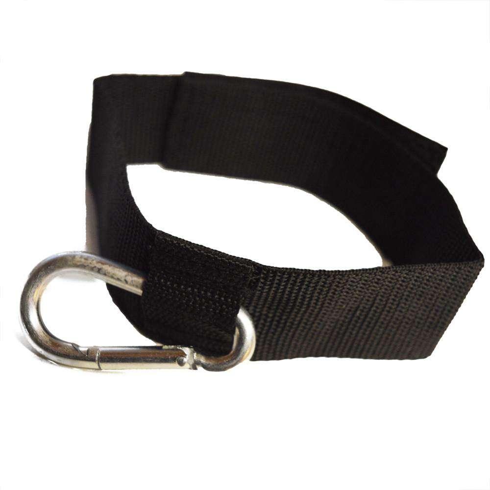 Webbing Ankle Strap with Carabiner (pair) - Fitness Health